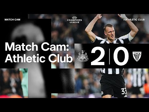 DAN BURN'S HEADER 🤯 Match Cam 🎥 Newcastle United 2 Athletic Club 0 | UEFA Champions League