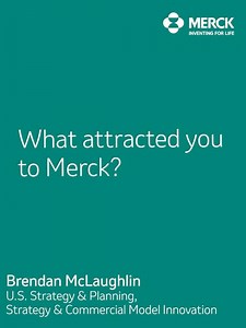 Meet Brendan, a new Strategy & Commercial Model Innovation team member, and hear why he was excited to join us and take on new challenges at a company that puts people's health first. Learn more about opportunities to be at the forefront of helping shape organizational processes. http://bit.ly/3htBDMA #LoveWhereYouWork #LifeAtMerck #AtMerckImInspired | Merck Careers