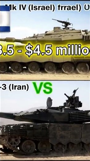 Israel vs Iran… which tank would win on the battlefield