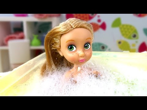 Night Routine Of Baby Rapunzel | Disney Princesses