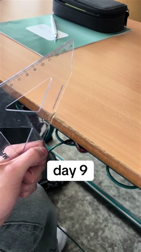 Day 9 of cutting table in school #viral #fyp #table #school