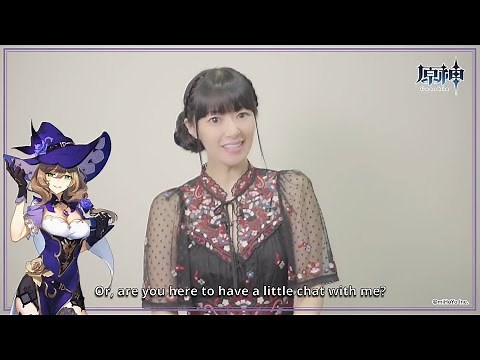 [ENG SUB] Genshin Impact Interview with the voice of Lisa, Rie Tanaka 田中理恵