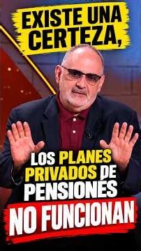 ANTÓN LOSADA DA UNA CERTEZA 🎯: Los planes privados de pensiones NO FUNCIONAN