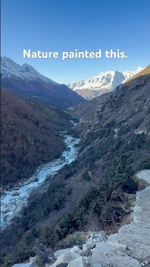 Nature painted this | Himalayan EBC Trek views