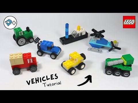 LEGO MINI VEHICLES - TUTORIAL (Lego Classic Style)