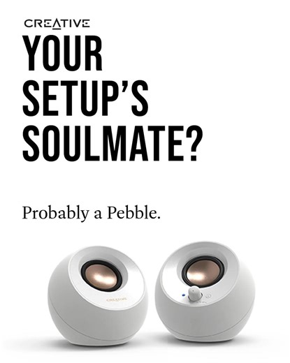 5.1K views | One Pebble, Infinite Possibilities The best-selling Pebble series proves size doesn’t limit sound. Compact, powerful, and ready for any desk vibe. Time for an upgrade? Use code PEBBLEBFF for 10% OFF (min. spend $100). | Creative Labs | Facebook