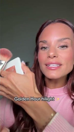 The hilight that captures golden hour ✨ Haus Labs #hauslabs #fireopal #goldenhour