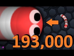 Slither.io - 193k Score, Easy way to get a Highscore
