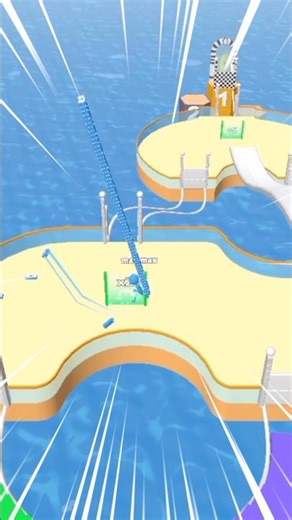 Bridge Race Game – Level 6 Walkthrough 🔥 #BridgeRace #Level6 #MobileGames #BridgeRaceGame#shorts