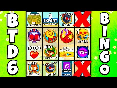 Bloons TD 6 BINGO