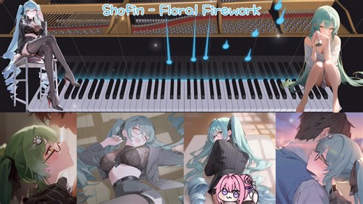 今回のニケのイベント【2x2 Love】のOST「Floral Firework」のPiano Tutorialです🎹0:19の左手スタッカートの下降や、0:41の右手スタッカートのオクターブ、1:50の2/4への変拍子などでツンデレ感を表現してみました！ぜひご覧ください！#NIKKE #ニケ #니케 #メガニケ #levelnine #shiftup
