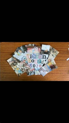 2026 Vision Board #newyear #art #visionboard