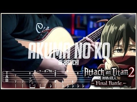 This Song is supposed to be easy.... AKUMA NO KO - Attack On Titan | FINGERSTYLE Guitar [TAB]