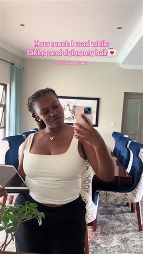 Reading While Dyeing My Hair: A Unique Experience