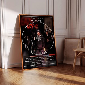 Eazy E Poster | Eazy Duz It Poster | Album Poster Print | Album Cover Poster | Rap Poster | Room Decor | Music Gift | Music Decor - Etsy
