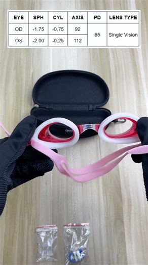 Real Customer | Anti-fog Prescription Swim Goggles