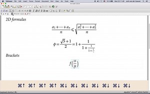 用TeXmacs输入基本数学公式