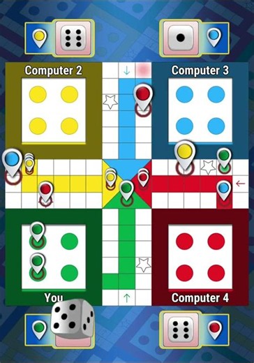 Ludo Gameplay Rush Mode | Ultimate Dice Battle | Neil Gamer #ludo #ludoking #games