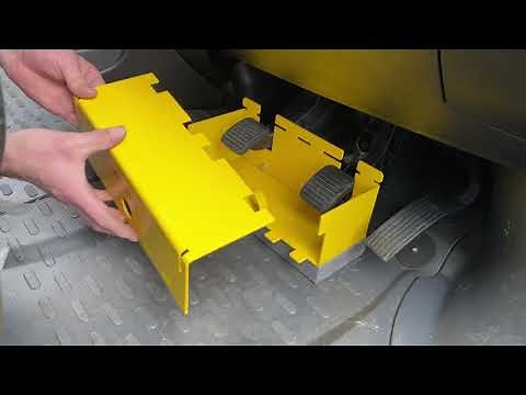 Milenco BC Motorhome & Van Pedal Lock For Ducato,Relay and Boxer Vans