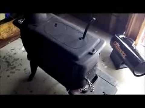 Wood stove installation in a shed part one -2013 Winter Projects Series