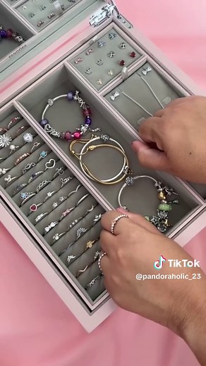 ✨🩷 Pandora jewelry box #pandora #pandorajewelry #fyp #jewelrybox @Pandora