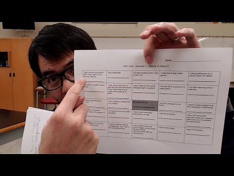 Science Class Bingo That's Actually Fun