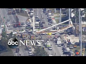 Disastrous bridge collapse in Florida