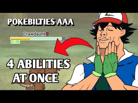 YOU CAN USE 4 ABILITIES AT ONCE ONLY IN POKEBILTIES AAA