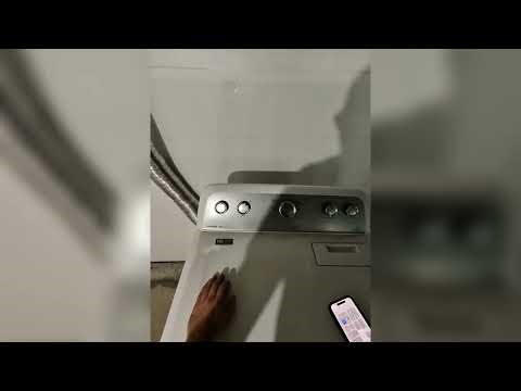How to Start the Bravos MCT Maytag Dryer and Change Temperature
