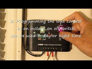 A long and boring explanation of the load control functions of the EPRC 10 A solar controller