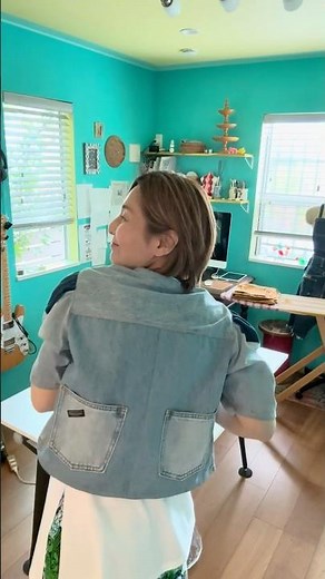 古着デニムでお洋服 #sewing #diy