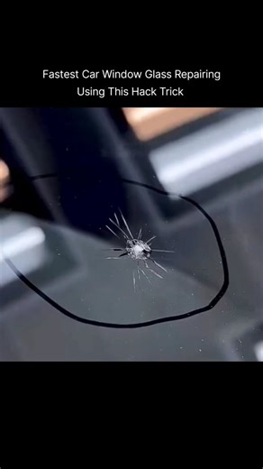 Entertainment | Tech | News on Instagram: "A cracked windshield doesn’t always mean replacement — it can be restored with engineering precision. ⚙️💎 Expert technicians use a resin injection process that brings damaged glass back to life — both in clarity and strength. The repair starts with a microscopic drill point that releases trapped air, allowing a UV-curable resin to flow into every tiny fracture. Once cured under ultraviolet light, the resin bonds the glass layers together at a molecular