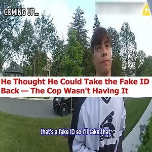 57K views · 1K reactions | 着 He Thought He Could Take the Fake ID Back — The Cop Wasn’t Having It The moment it left his hand, regret set in. He reached for it like he could undo the mistake — like taking it back would change anything. It didn’t. The officer stopped him cold and made it clear: once it’s handed over, the game is over.  Ever seen someone realize too late that you can’t rewind a bad decision? | Terminal Justice | Facebook