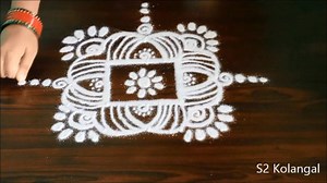 184K views · 8.4K reactions | for more rangoli designs please visit the link below. https://www.youtube.com/playlist?list=PLKRWLFbODx6yLxlY-o2V33znL4Ioc-zqx | S2 Kolangal | Facebook