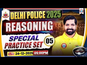 Delhi Police Exam Review | Reasoning Special Practice Set 05 | DP Constable Reasoning Paper Solution