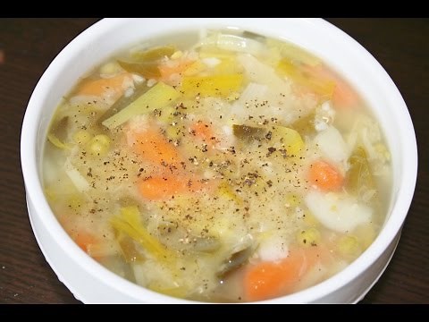 SRI LANKAN VEGETABLE SOUP (VILLAGE RECIPE) ENGLISH VEGAN