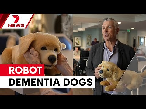 Robotic puppy offers hope for dementia patients | 7NEWS