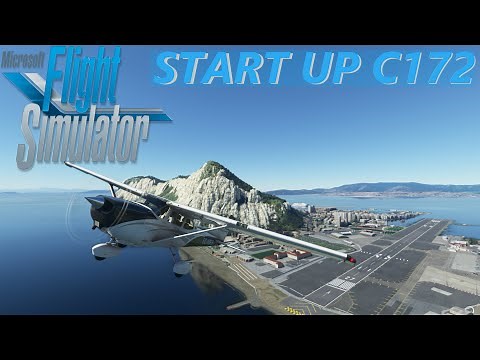Puesta en marcha (Start Up) Cessna 172🛫//MFS2020 4K FULL PC