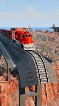 Impossible Weird Stairs Rail Tracks & Spinners Cars VS Trains BeamNG Drive #beamngshorts