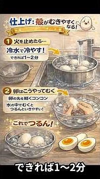 【初心者向け】失敗しないゆで卵の作り方｜半熟も固ゆでも時間で決まる！東京一人暮らし自炊入門