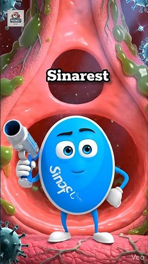 Sinarest Tablet Animation | Uses, Benefits & Precautions #sinarest
