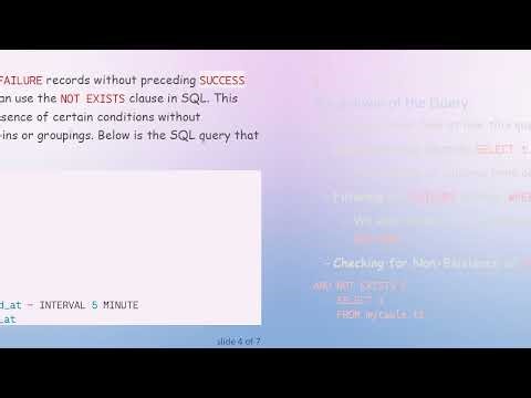 How to Select FAILURE Status Records for Payment IDs in SQL