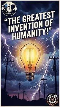 ⚡ ELECTRICITY — THE GREATEST INVENTION IN HUMAN HISTORY! | Amazing Science – PXB#shorts