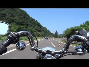 1989 FXRS LOW RIDER in Japan 3 -北陸自動車道-