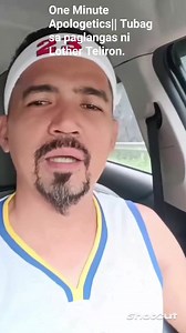 One Minute Apologetics: Tubag sa Pasiatab ni Lother Teliron. #OneCFD #Oneminuteapologetics #fypシ゚viralシ #videoviral #fyp #fbreelsfyp | Kenneth Alvin Bustamante