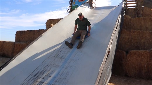 Harvest Festival has us all operating at our "best." 😅 Leave your responsibilities at home and come have fun on the farm! It runs from September 21st to October 30th. Head over to https://baumanshf.com/ for tickets. #baumanfarms #baumanshf #bloopers | Bauman's Farm and Garden