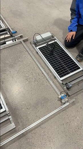 The more simple! The more useful! Full automatic solar panel cleaning! #automation #superpiping