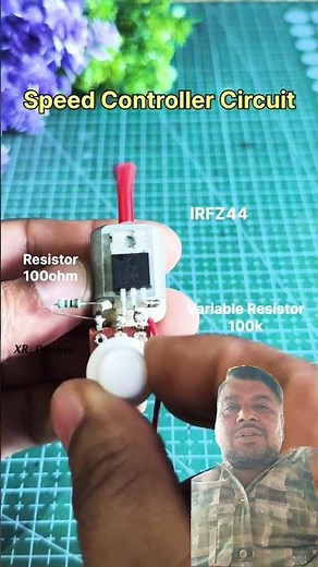DC motor Speed Controller Circuit | #dcmotor​ #shorts​ #motor​ #youtubeshorts​ #circuit​