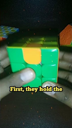 How SpeedCubers Solve the U Perm In 1 Second🤔🔥 #shorts