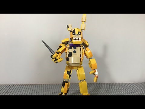 I built spring Bonnie/ William Afton from the fnaf movie out of Lego